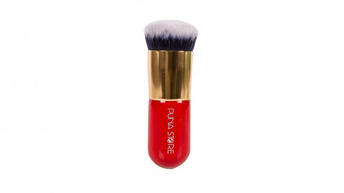 Puna Store Face Powder Blush Brush (Red+Gold)