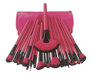 Puna Store 30 Piece Makeup brush Set (Pink)