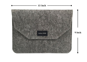 Puna Store Felt Laptop Sleeve(12.5", Gray)