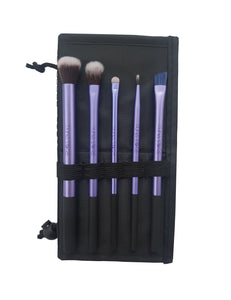 Puna Store Cosmetic Makeup Brush Set, 5 Pieces Set with Storage Pouch